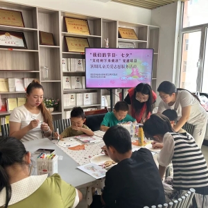 爱民佳苑社区妇联联合开展“我们的节日·七夕”暑期儿童关爱志愿服务活动 ...